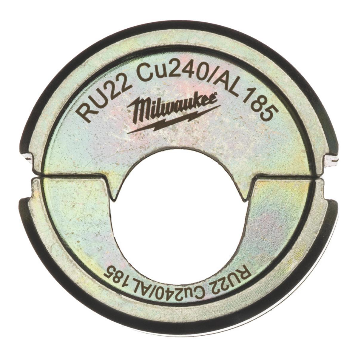 Milwaukee tartozékok 4932451788 RU22 Cu240/AL185 krimpelőpofa 240/185mm² M18 HCCT-201C krimpelőfogóhoz