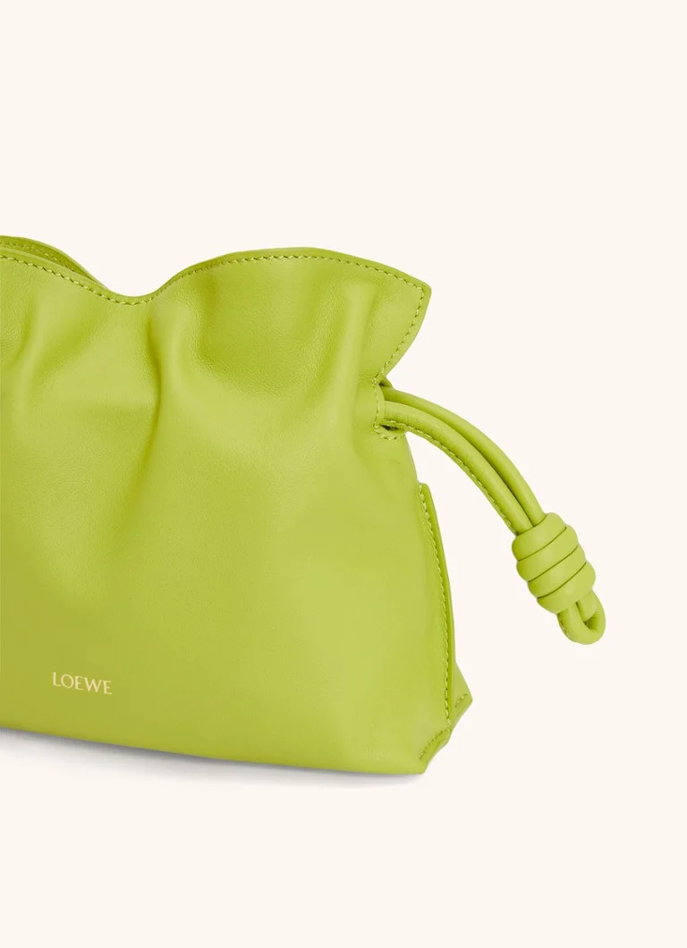 LOEWE Flamenco Mini sajūga soma no teļa ādas
