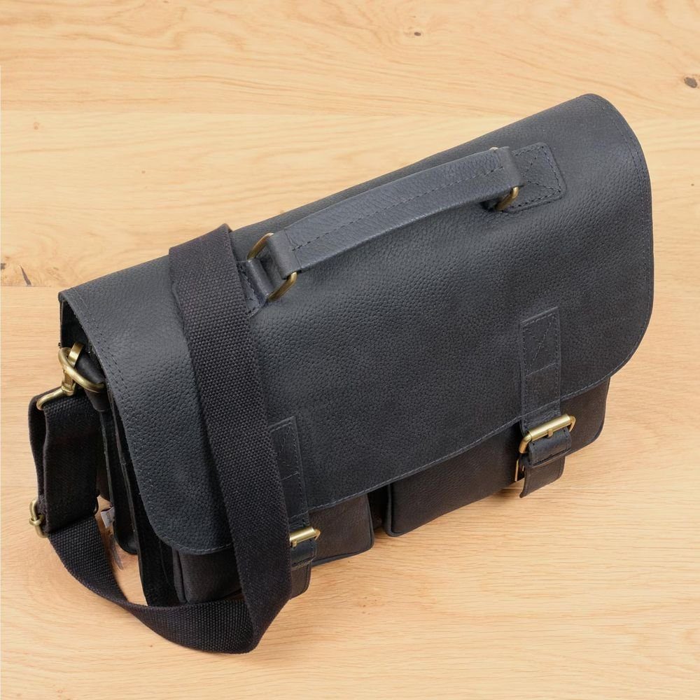 Jahn-Tasche Aktentasche Aktentasche / Businesstasche Gr. M, Leder Schwarz, Jahn-Tasche 410-n