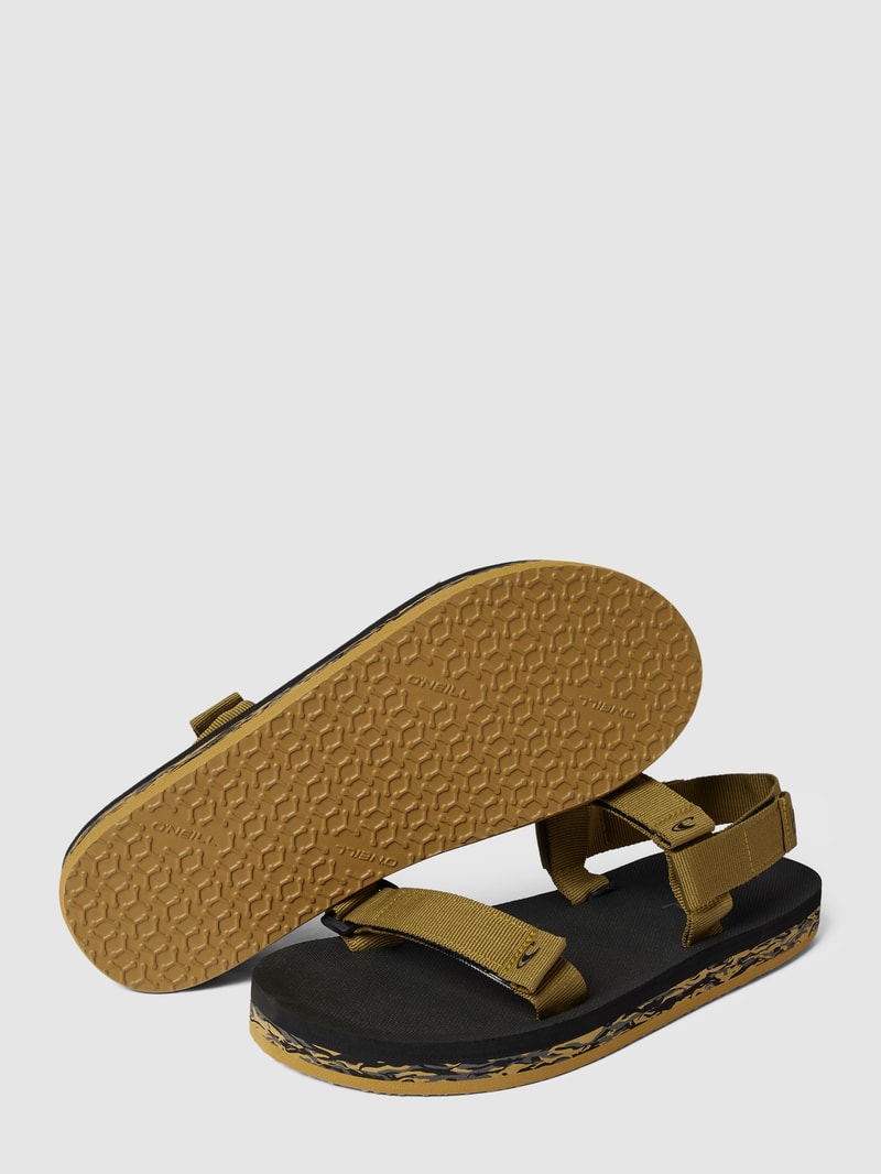 Sandalen mit Label-Patch Modell 'CAMORRO STRAP' in khaki