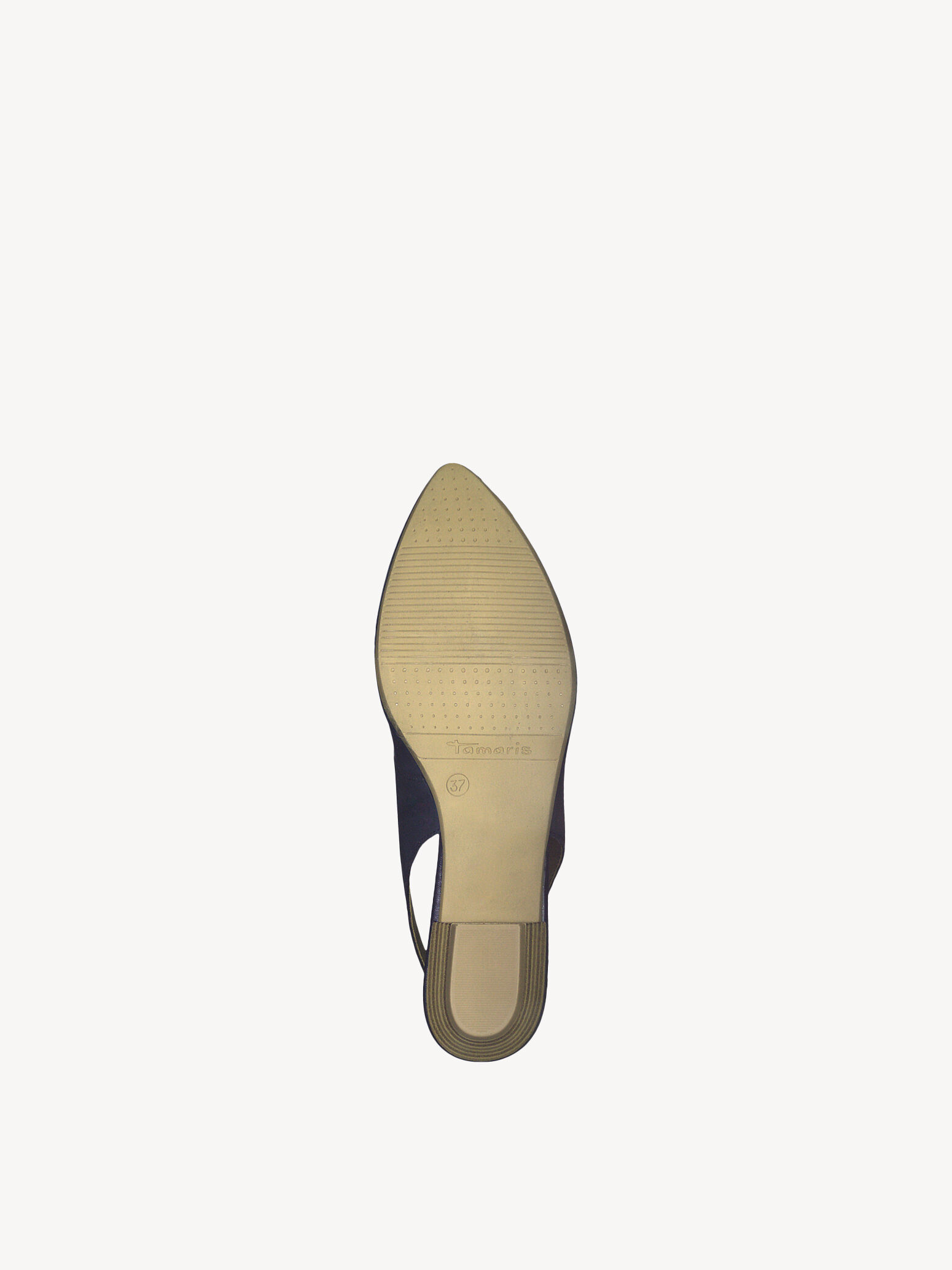 Escarpin en cuir - bleu