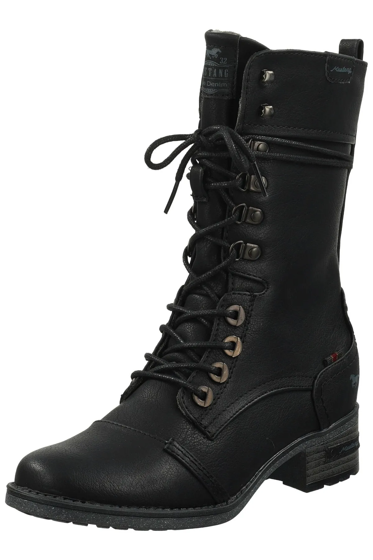 Mustang  Stiefel - Schwarz - Blockabsatz