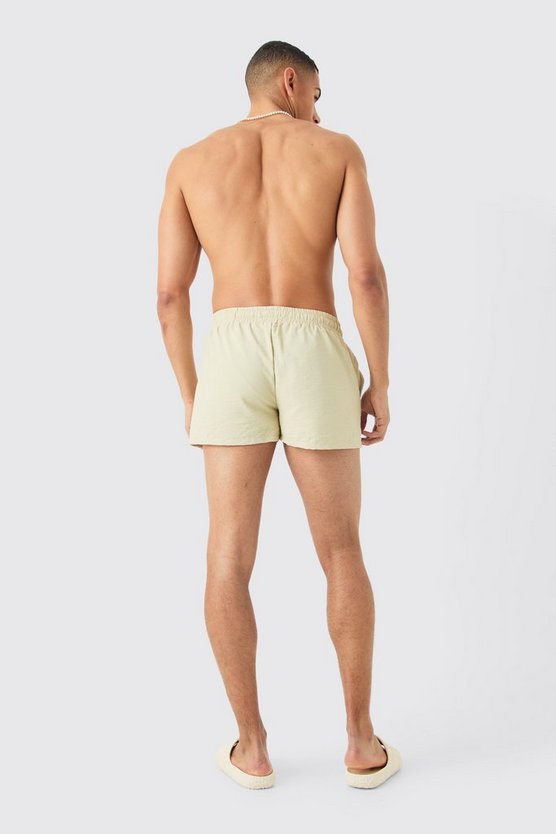 Super kurze Badehose in Knitteroptik