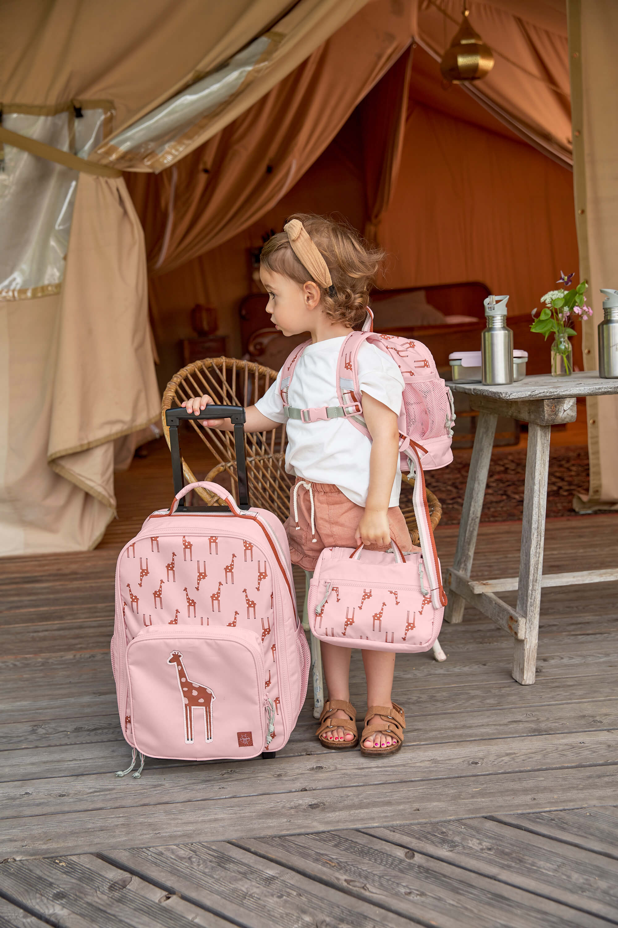 Kulturbeutel Kinder - Mini Washbag, Safari Giraffe
