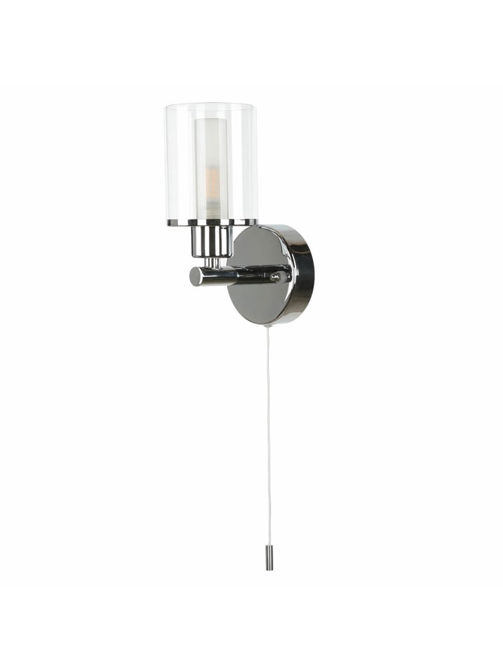 Licht-Erlebnisse Wandlampe in Chrom Transparent günstig kaufen onesize