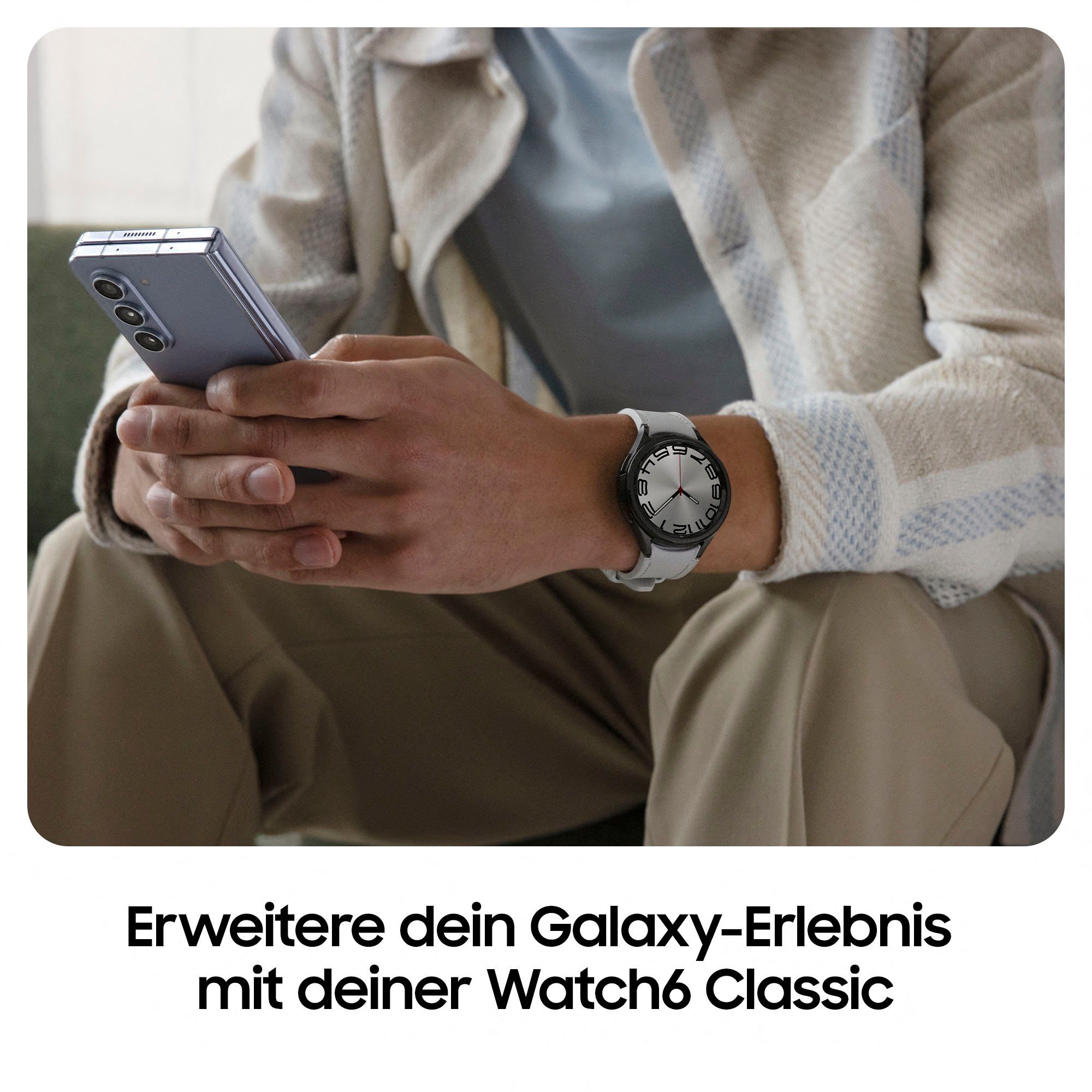 Samsung Galaxy Watch 6 Classic LTE 47mm Smartwatch (3'73 cm/1'5 Zoll, Wear OS by Samsung)