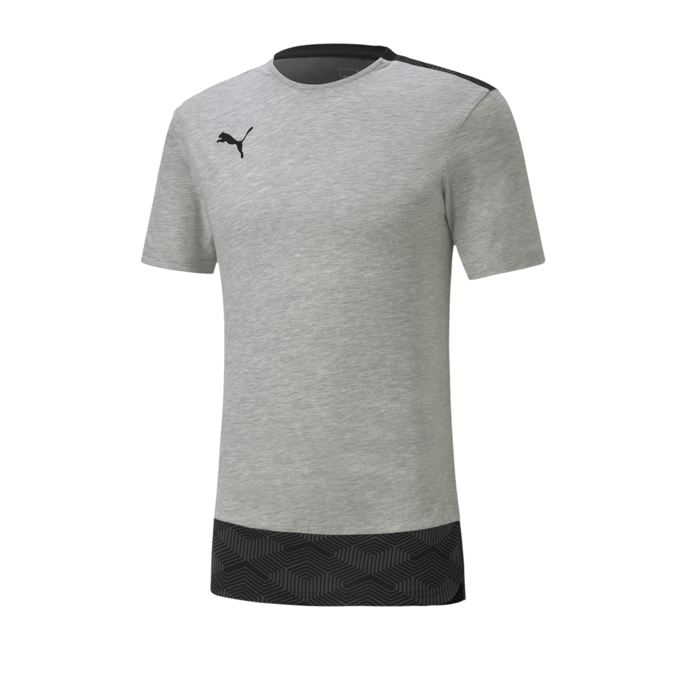 PUMA teamFINAL 21 Casuals Tee T-Shirt Grau F37