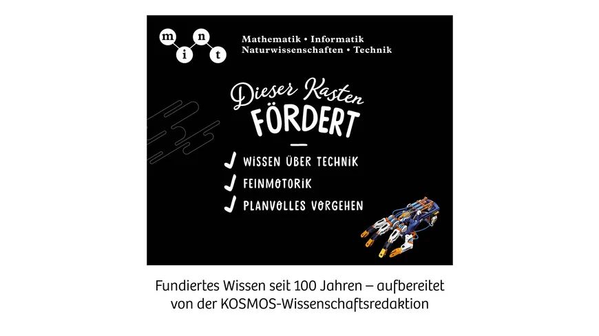KOSMOS - Experimentierkasten - Cyborg-Hand - Deine XXL-Hydraulik-Hand