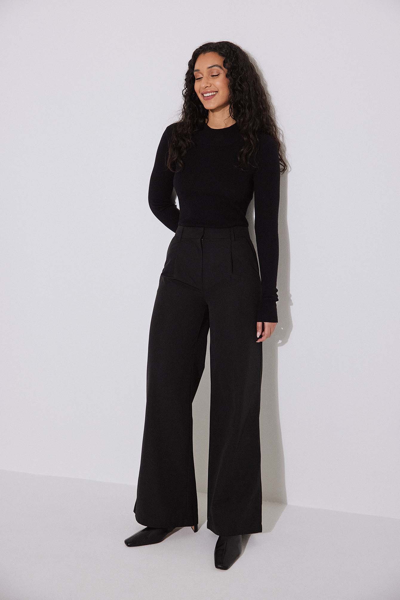 Gewebte weite Hosen