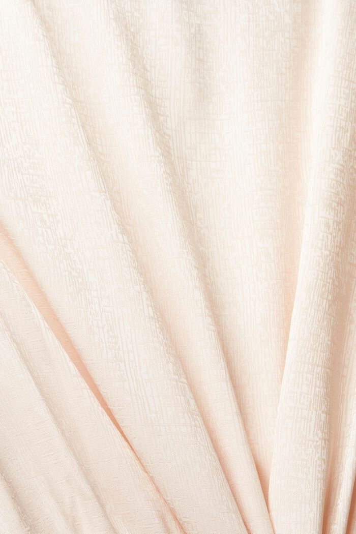 Strukturierte Bluse mit gesmokten Details