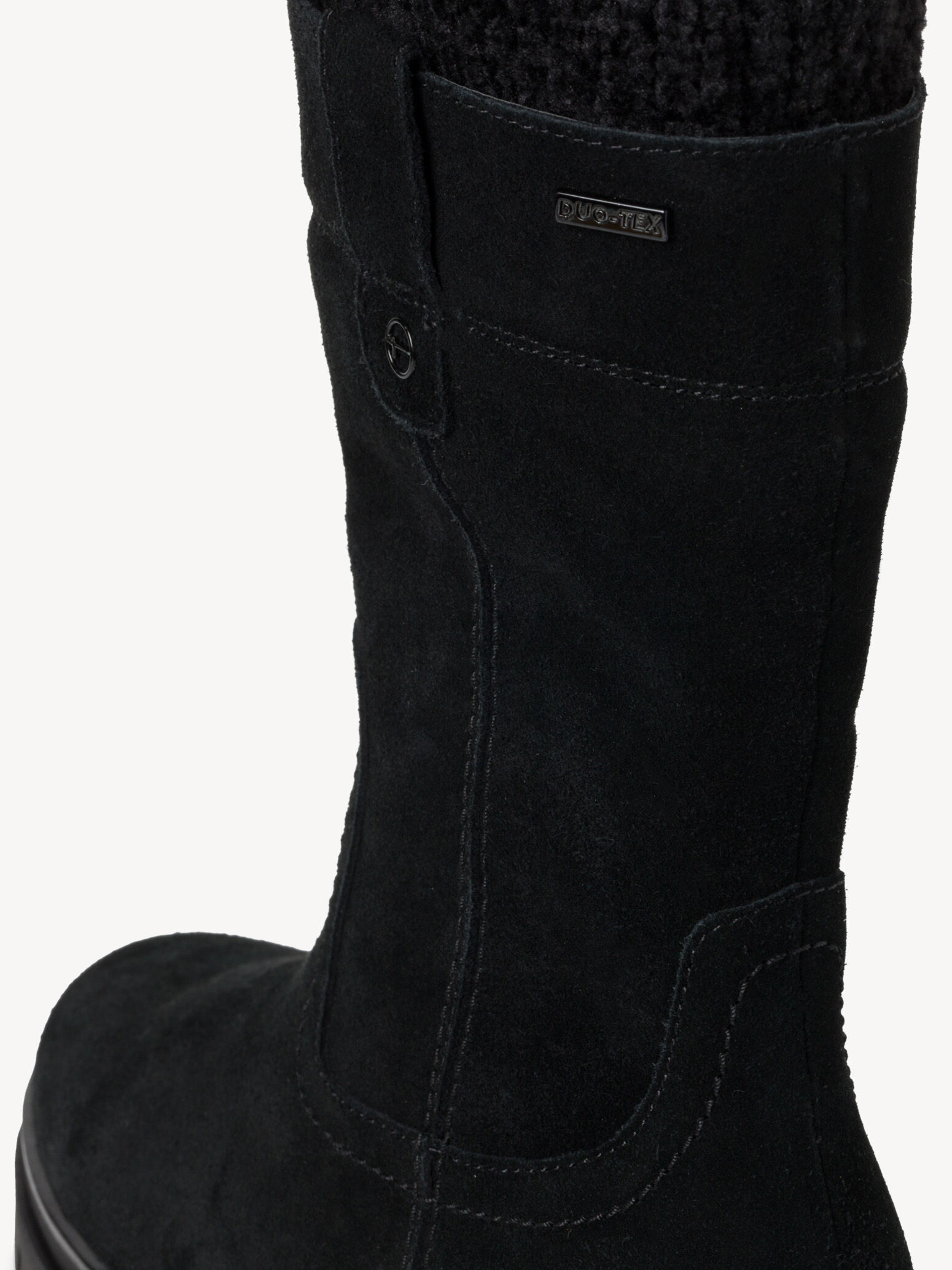 Bottine en cuir - noir