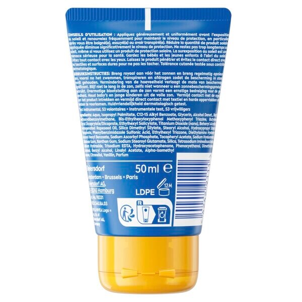 NIVEA Sun Protect & Hydrate taskukokoinen aurinkovoide SPF30 50ml