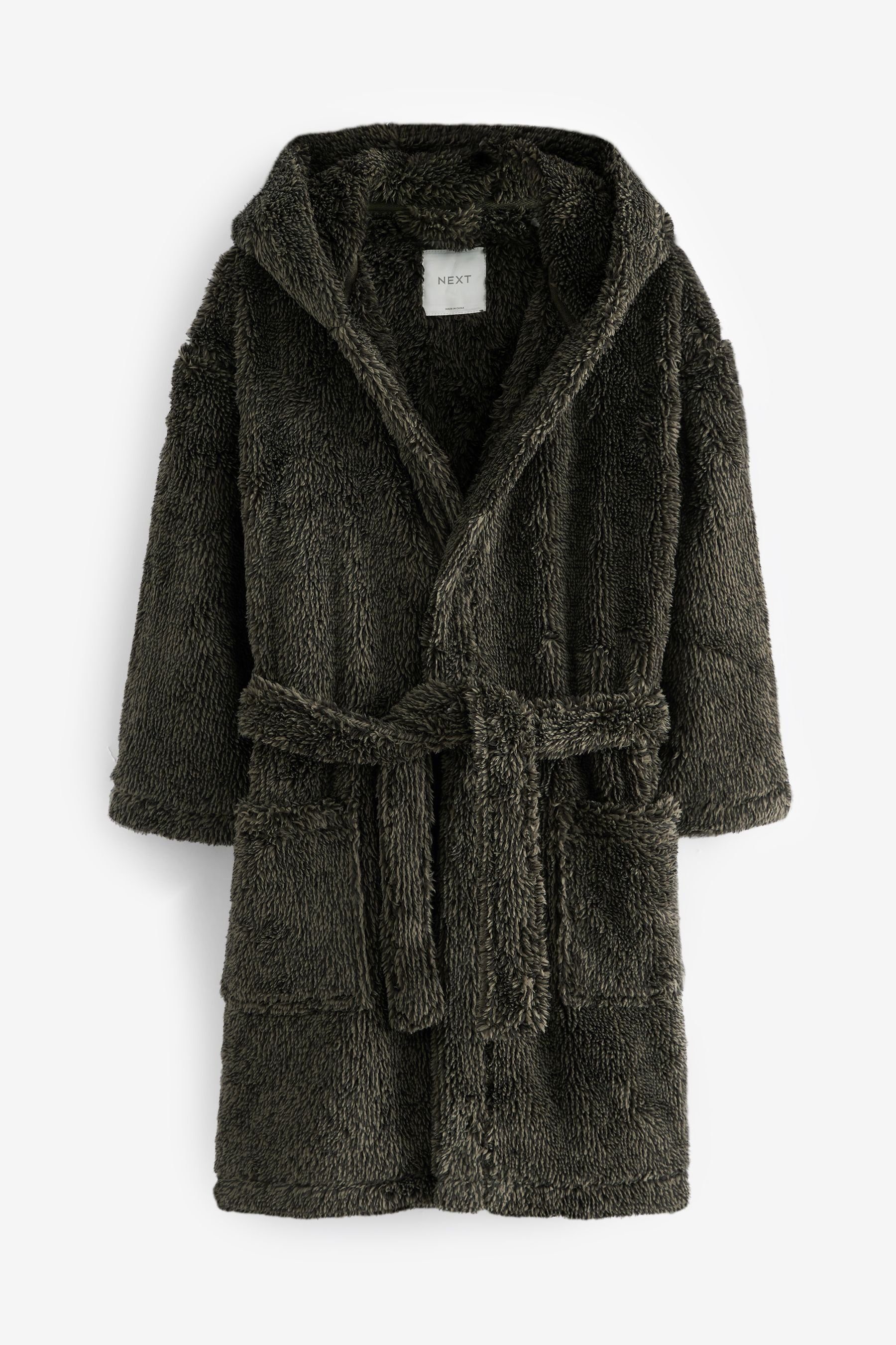 Next Kinderbademantel Bademantel aus Fleece, Polyester (recycelt), Polyester