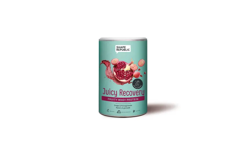 Shape Republic Post Workout Fruity Whey Isolat Protein Traube & Granatapfel Juicy Recovery 300 g