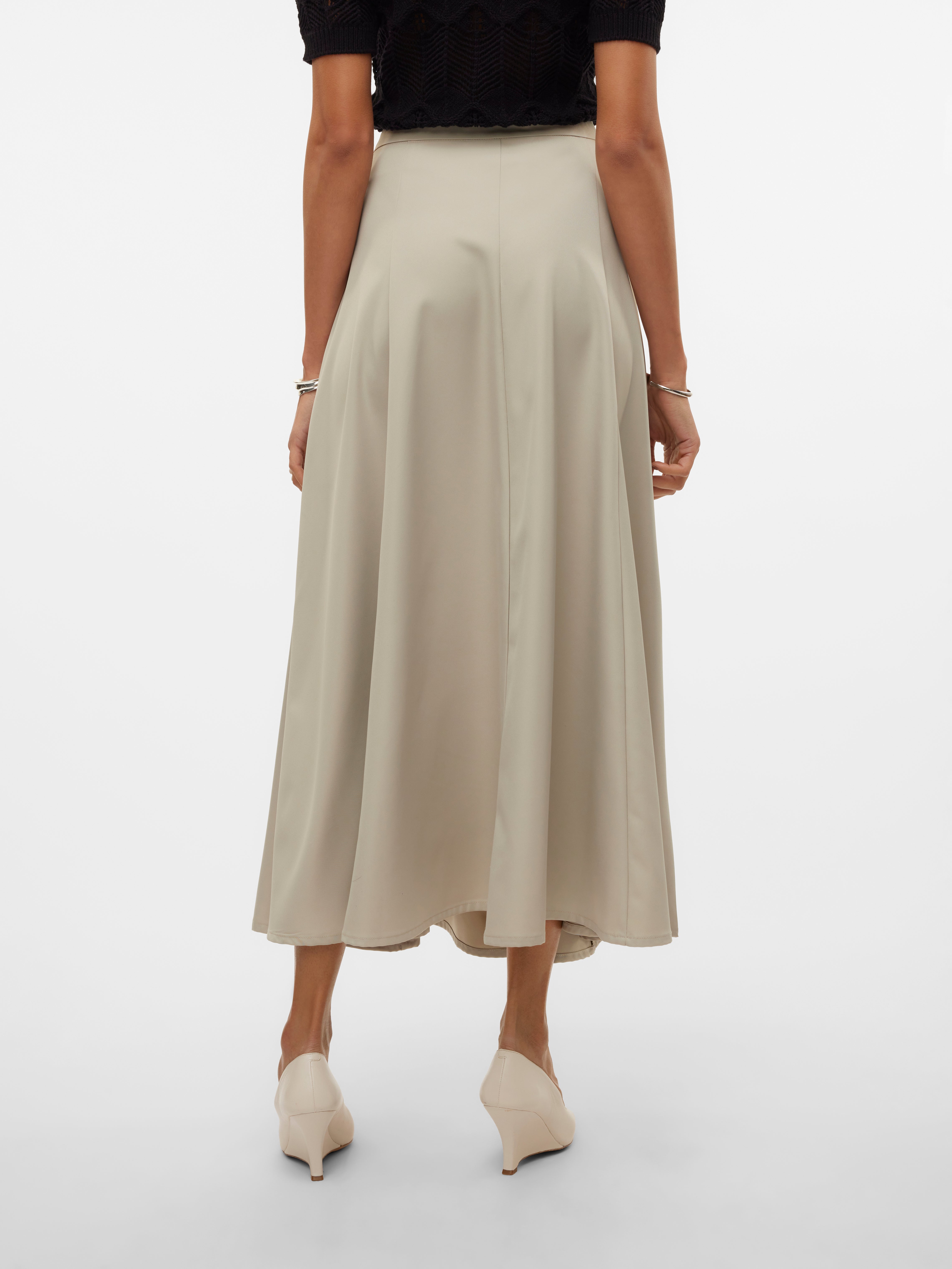 VMTARA Hohe Taille Langer Rock