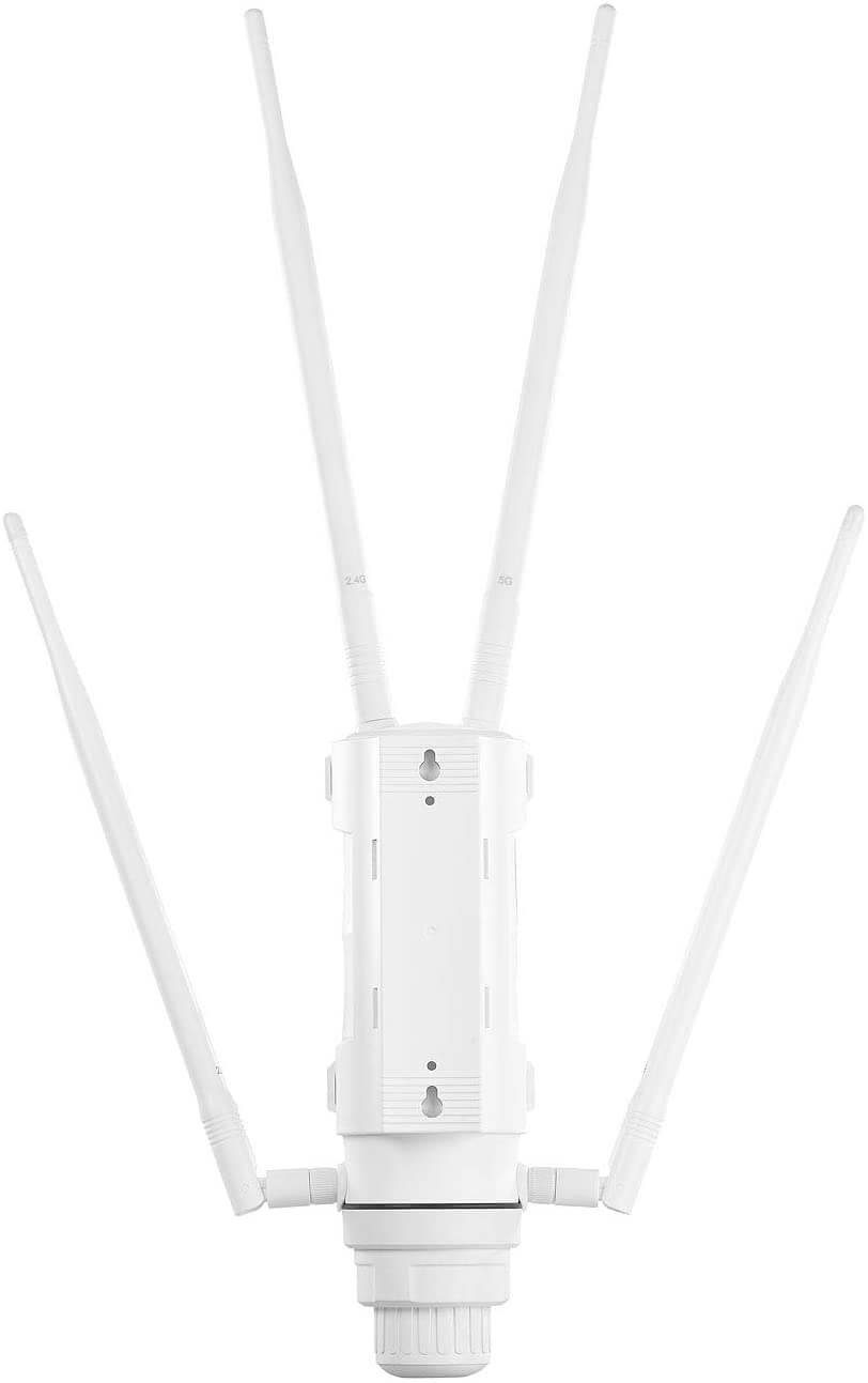 7Links WLR-1200 Wetterfester Outdoor-WLAN-Repeater Antenne mit 1.200 Mbit/s WLAN-Repeater