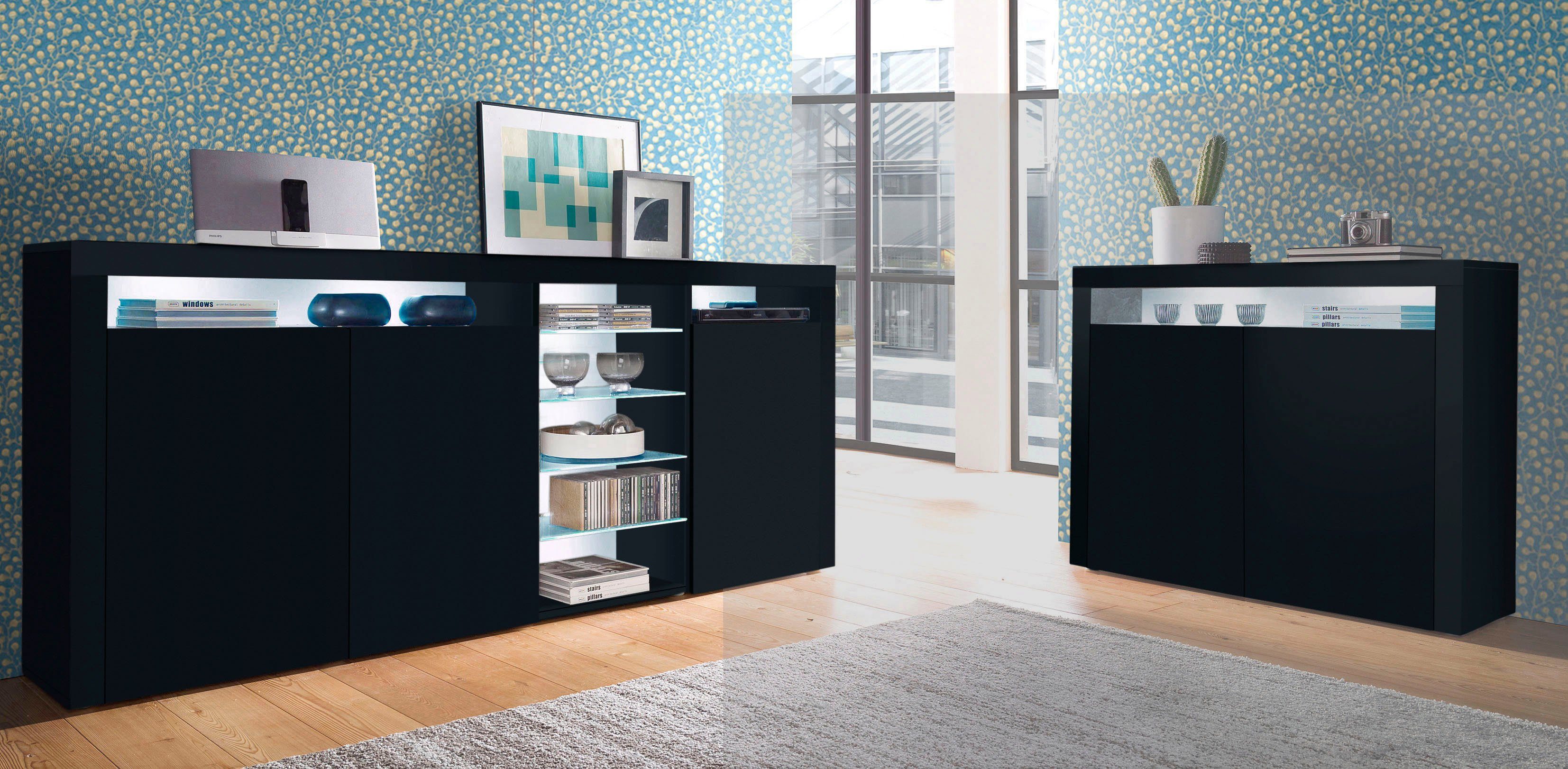 borchardt Möbel Highboard Santa Fe, Breite 107 cm