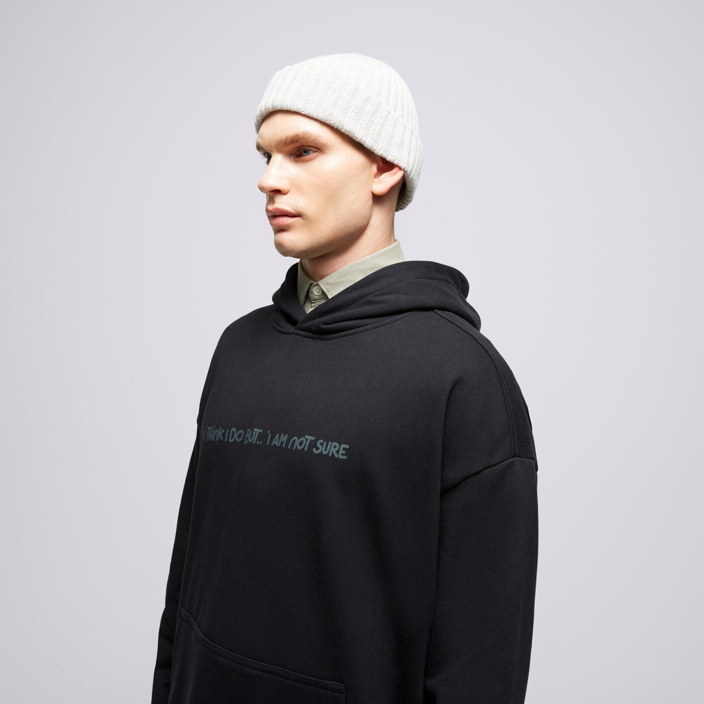 S.NOW JOB SIZEER HOODIE “I THINK I DO” BLACK Schwarz