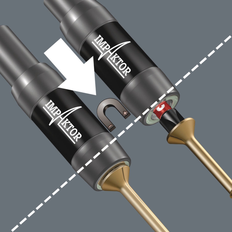 Wera 05073980001 Bit-Check 10 Impaktor 1 SB, 10-delig