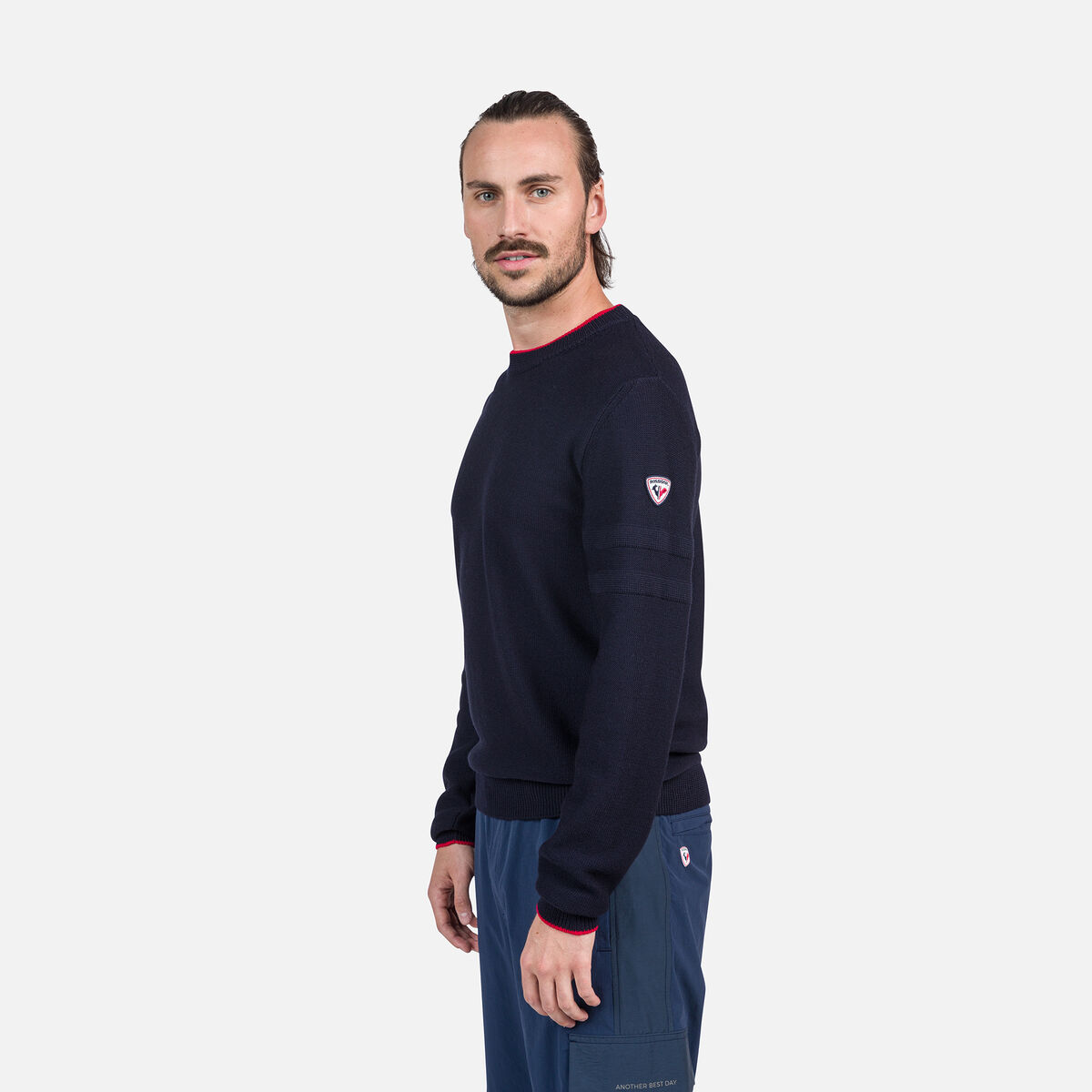 Stripe Herrenstrickpullover