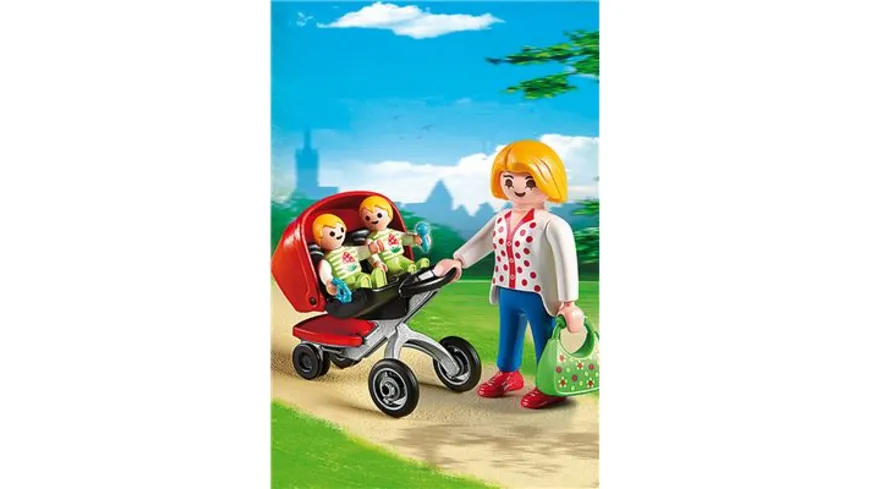 PLAYMOBIL - City Life - In der KiTa: Zwillingskinderwagen
