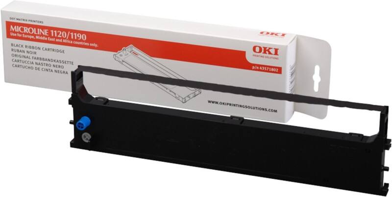 OKI Microline 1120, 1190 Original Schwarz Farbband 43571802