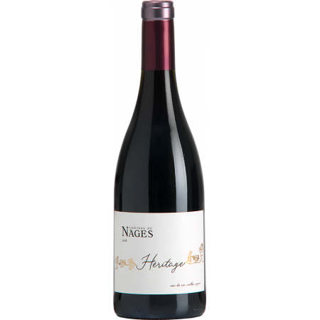 COSTIERES DE NIMES - HERITAGE ROUGE 2020 - CHATEAU DE NAGES