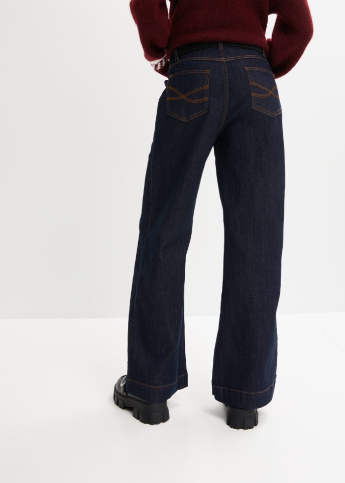 Komfort-Stretch-Jeans, Wide