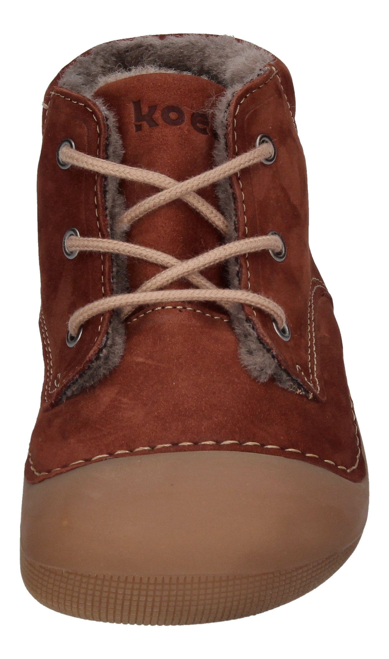 KOEL AVA BIO NUBUK LAMBSWOOL Lauflernschuh Chocolate
