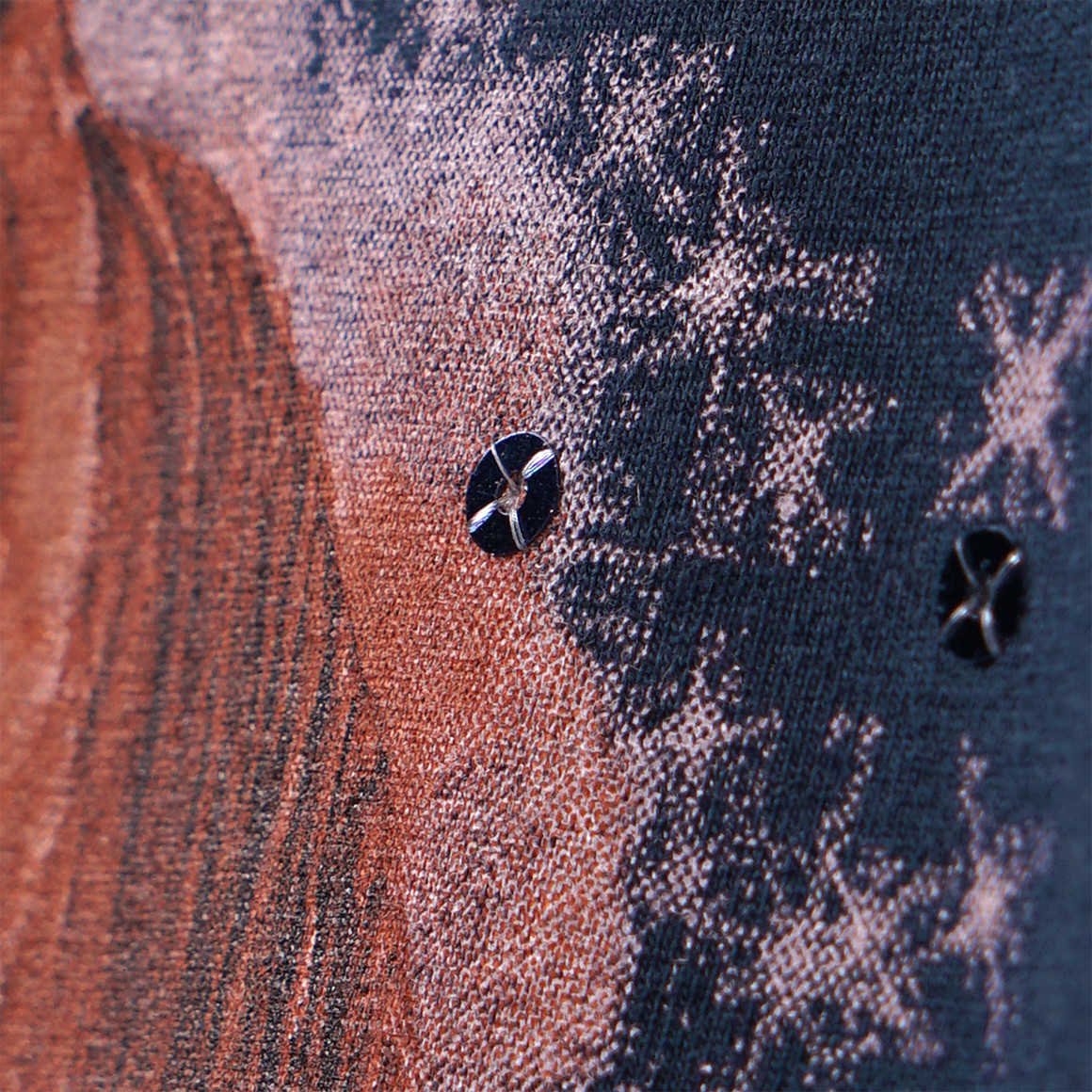 Mädchen Langarmshirt mit Pferde-Print