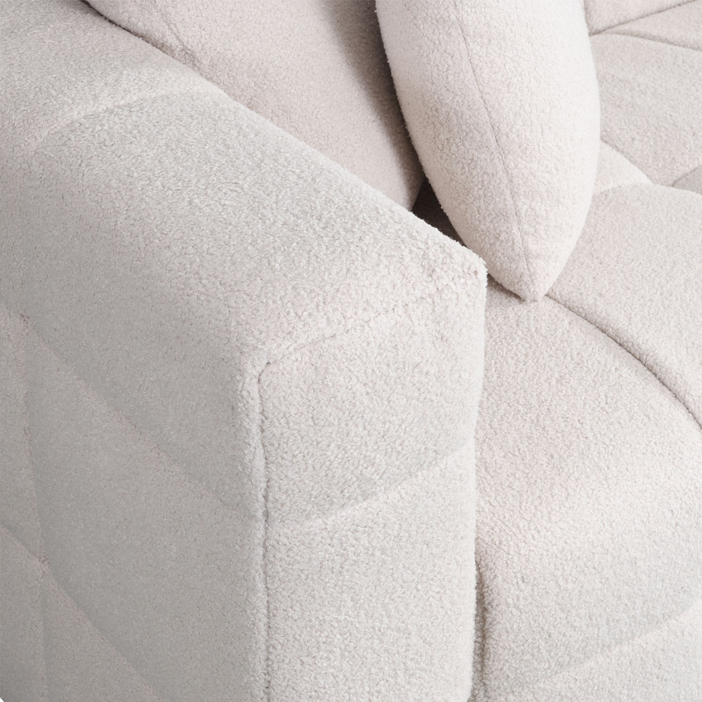 Home Deluxe Teddy Sofa COMO - Beige