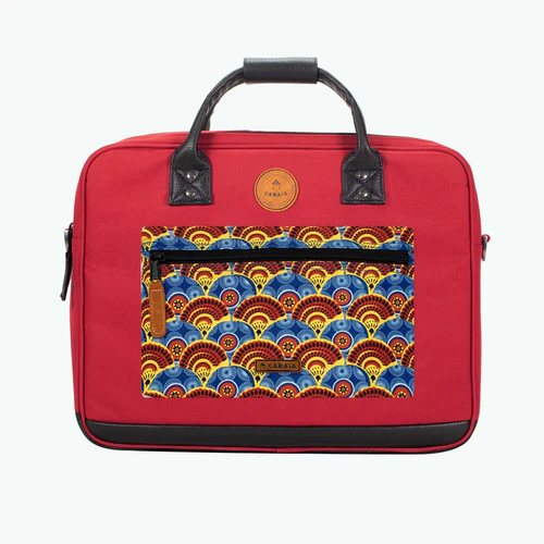 Shanghai Berlin Laptop Bag, Raspberry Red