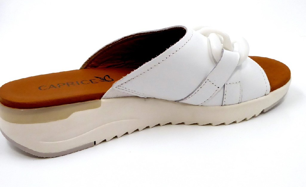 CAPRICE Klassische Sandalen weiss