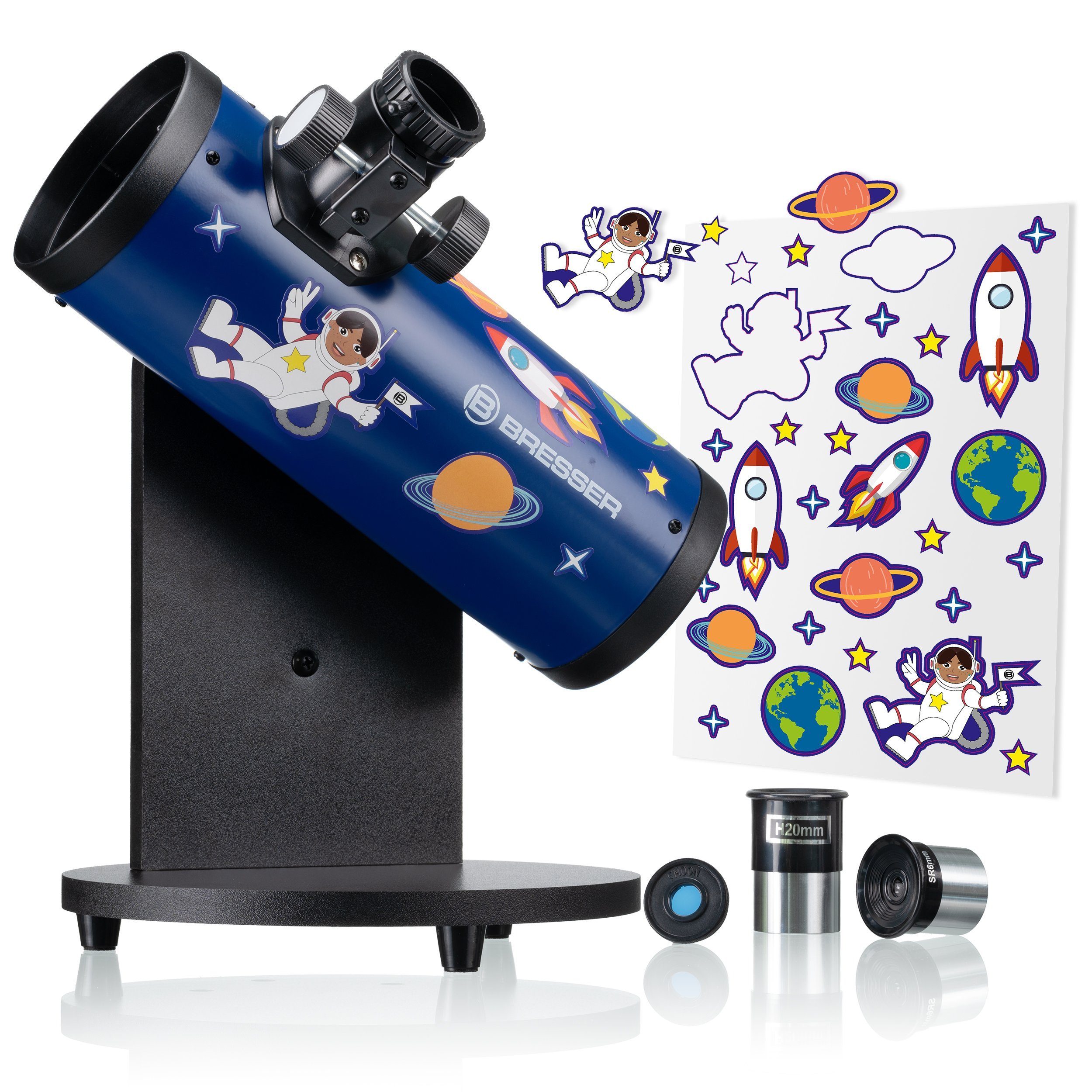 BRESSER junior Teleskop 76/300 Kompakt- SMART