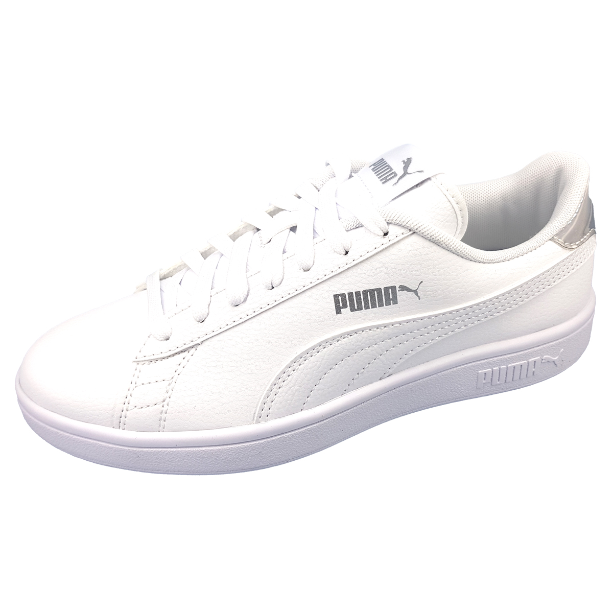Puma Smash V2 Jr. 383765 Weiß 0001 white