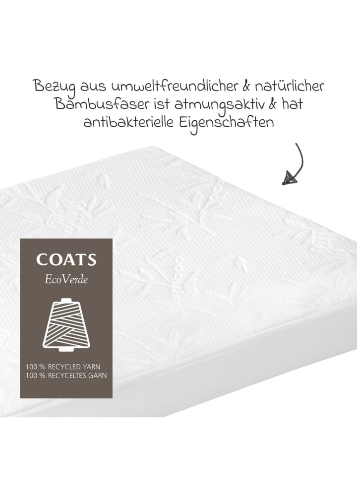 Alvi Babybett-Matratze MamaLiebe 70 x 140 cm in weiss günstig kaufen onesize
