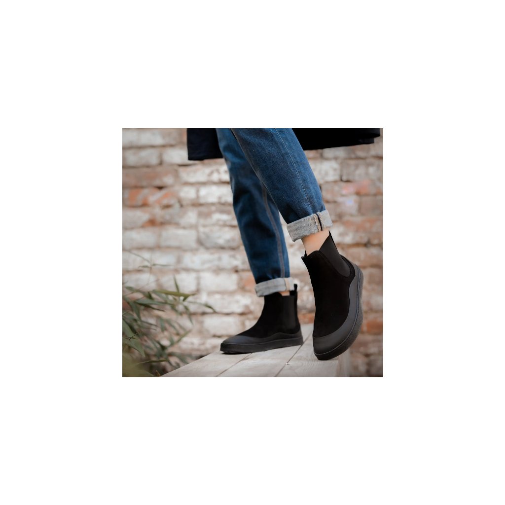 Groundies Sienna Black Damen BarfußSchuhe