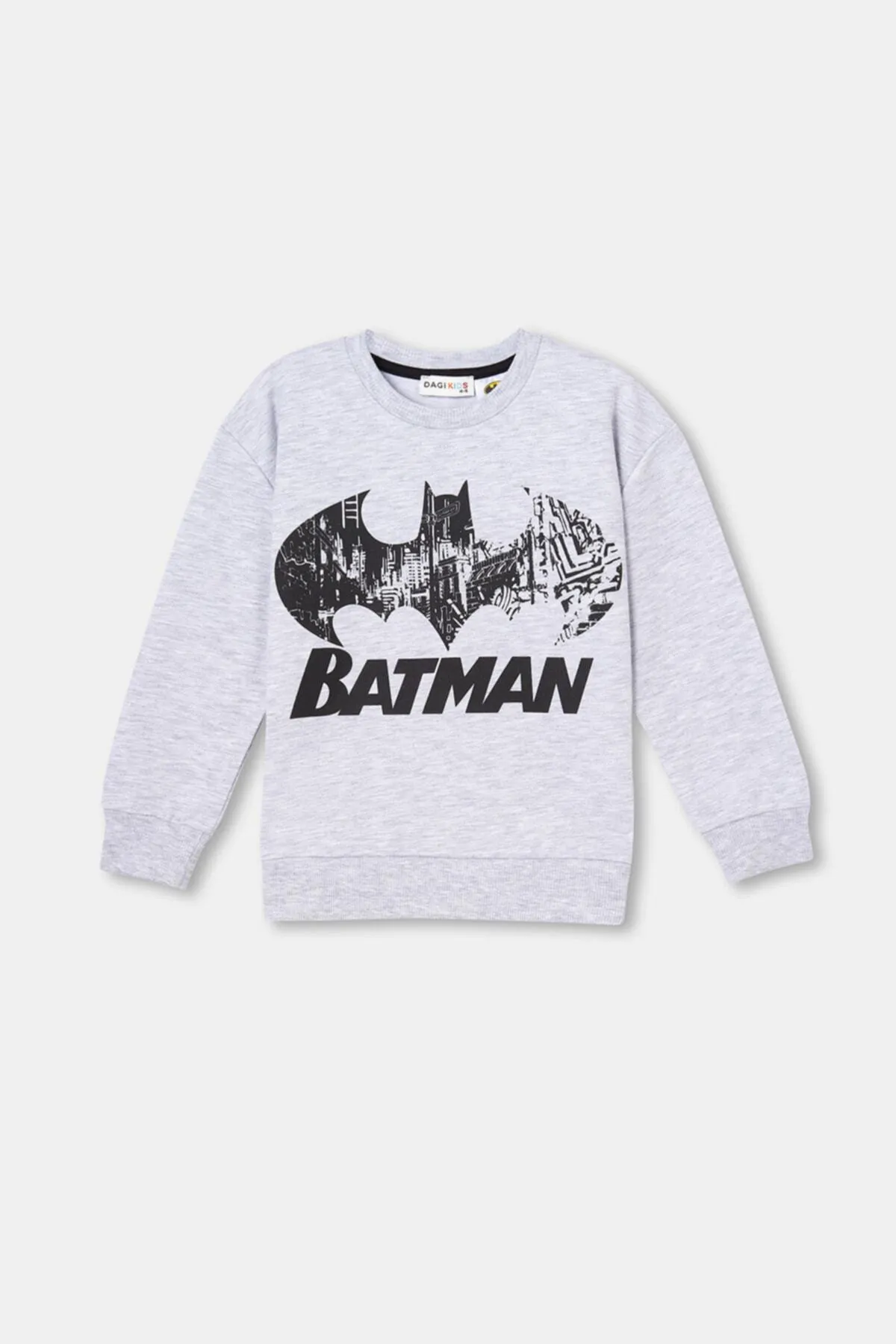 Dagi  Graues Sweatshirt mit Batman-Aufdruck für Jungen