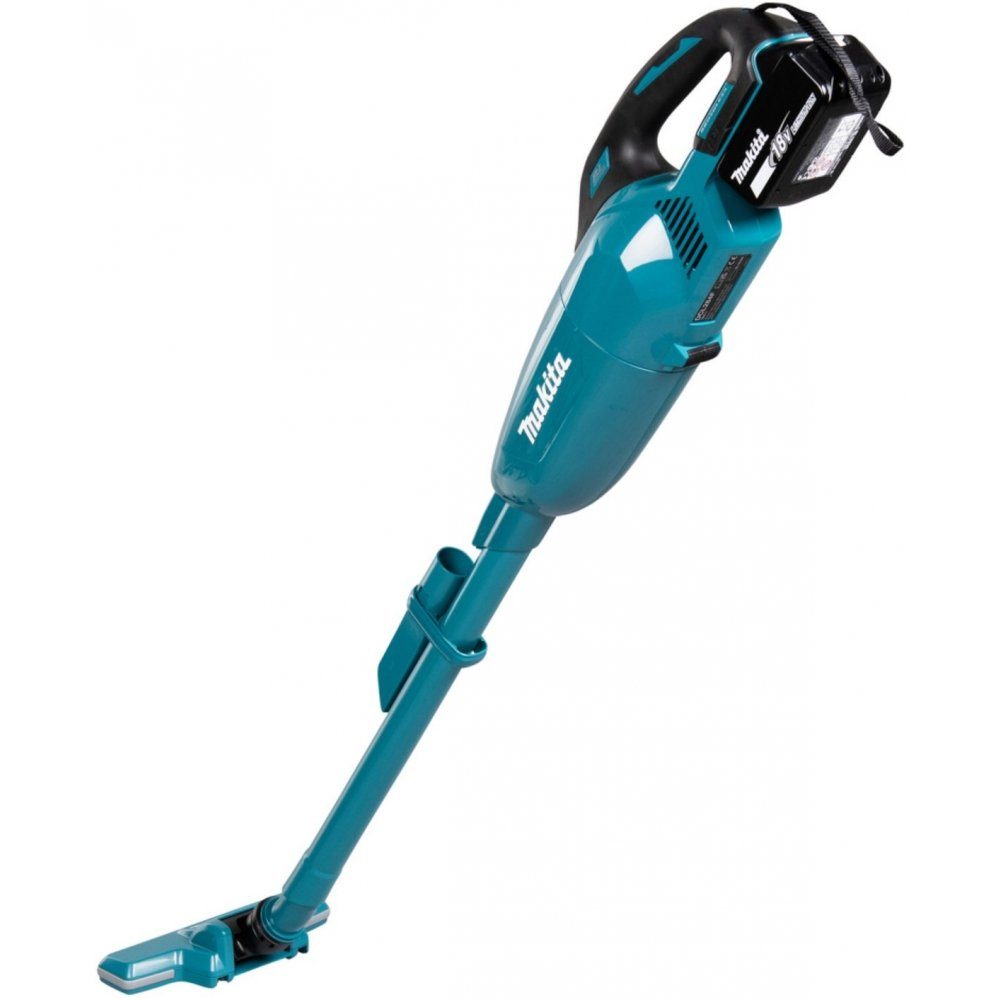 Makita Akku-Stielstaubsauger DCL284FZ solo - Akku-Stielstaubsauger - blau/schwarz, beutellos