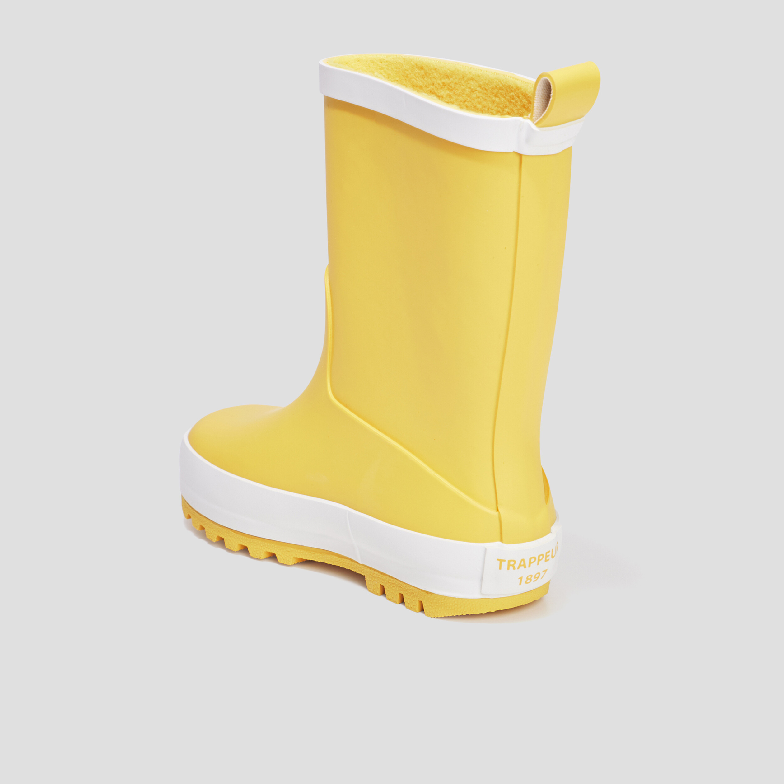 Bottes de pluie Trappeur jaune garçon | La Halle