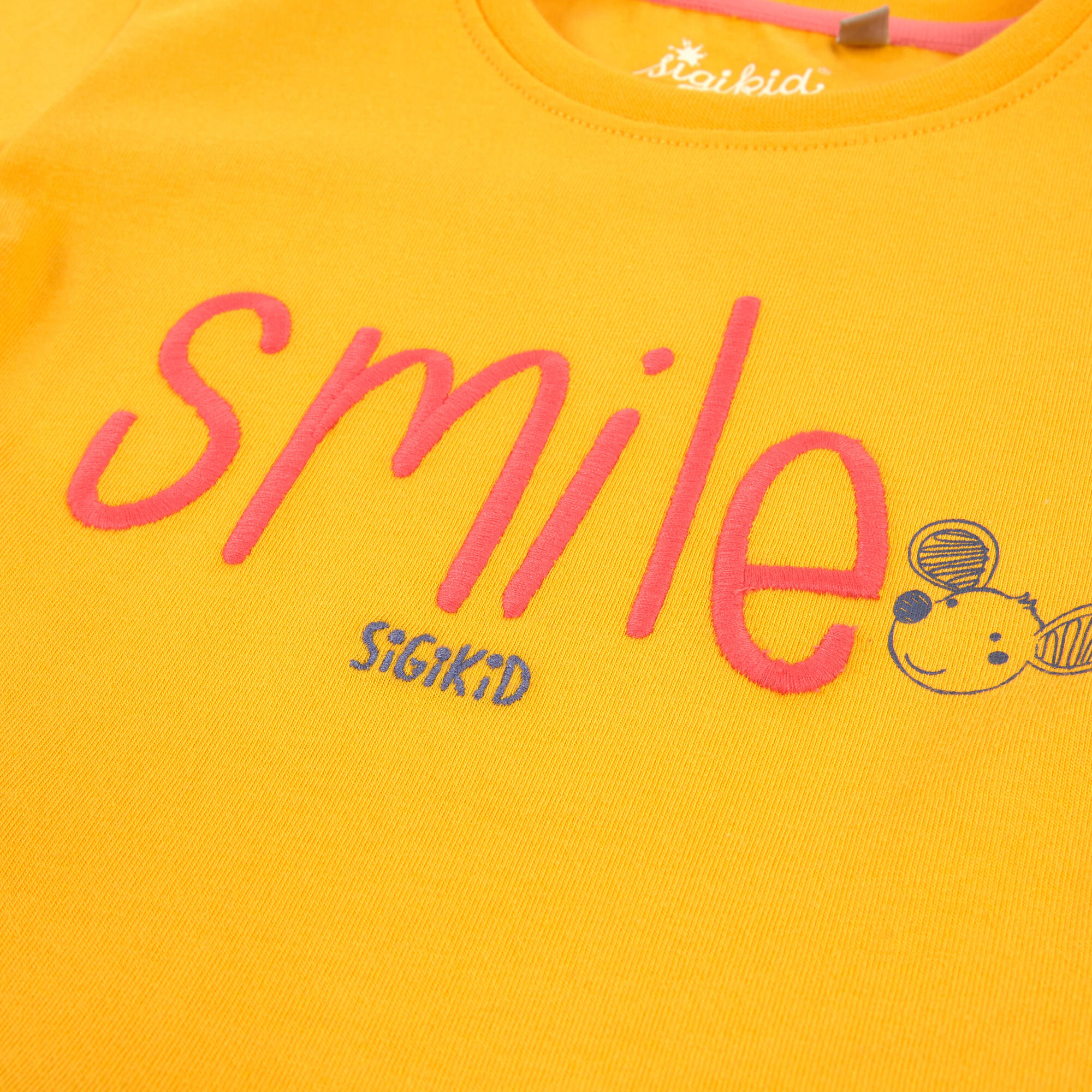 Kinder Kleid Maus, orange