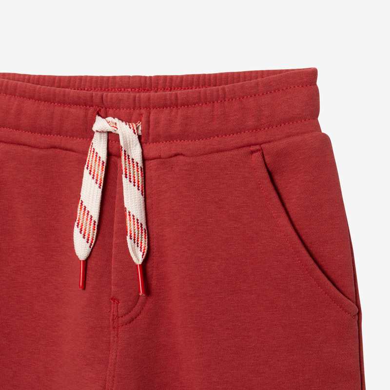 Jogging garçon brique en coton recyclé rouge Catimini