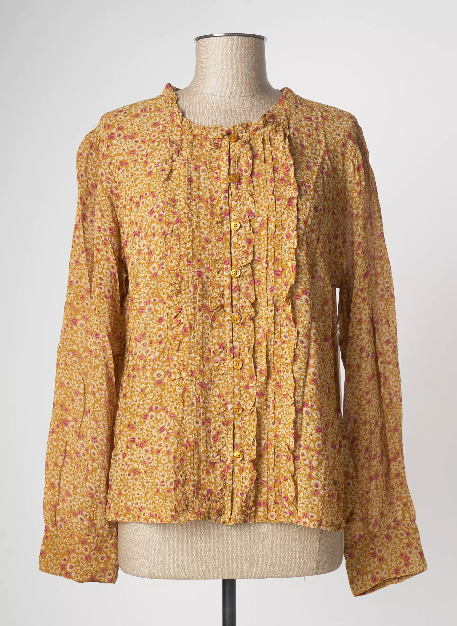 Agathe   Louise Chemisiers Femme couleur jaune