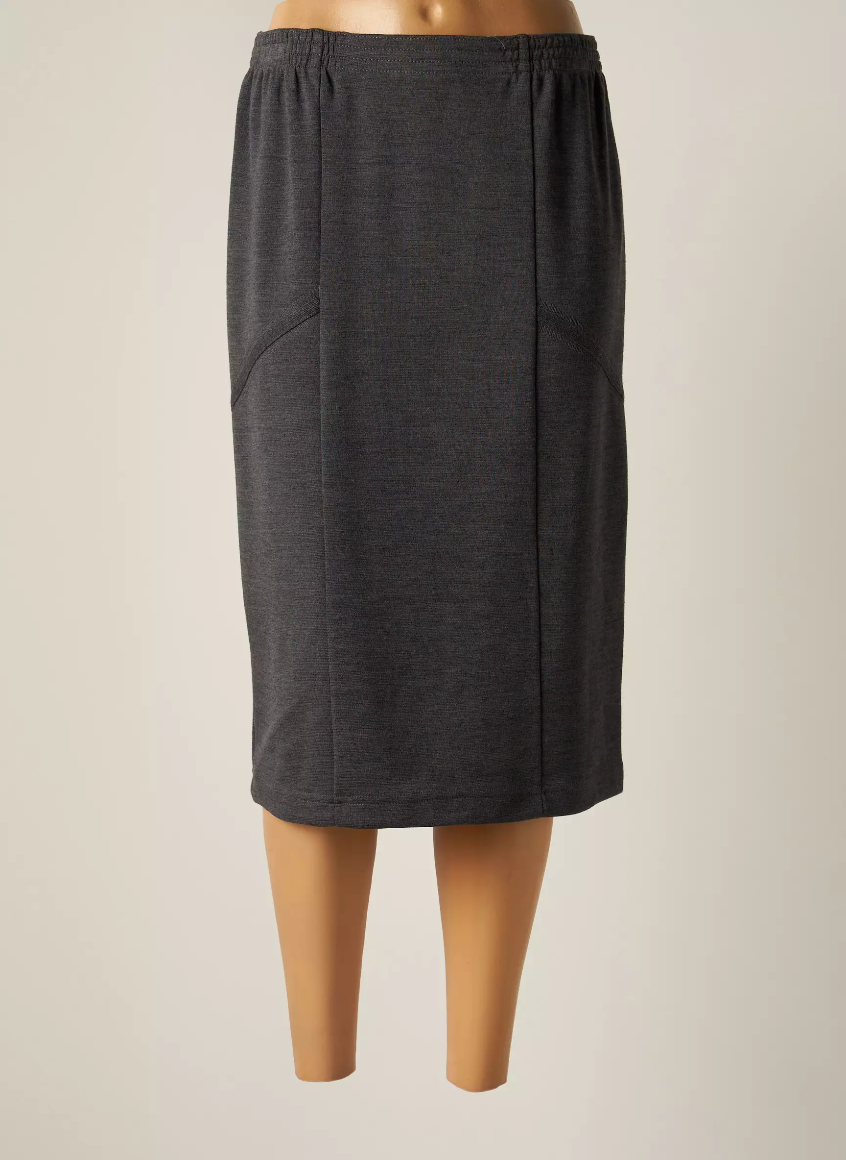Griffon Jupes Mi Longues Femme couleur gris