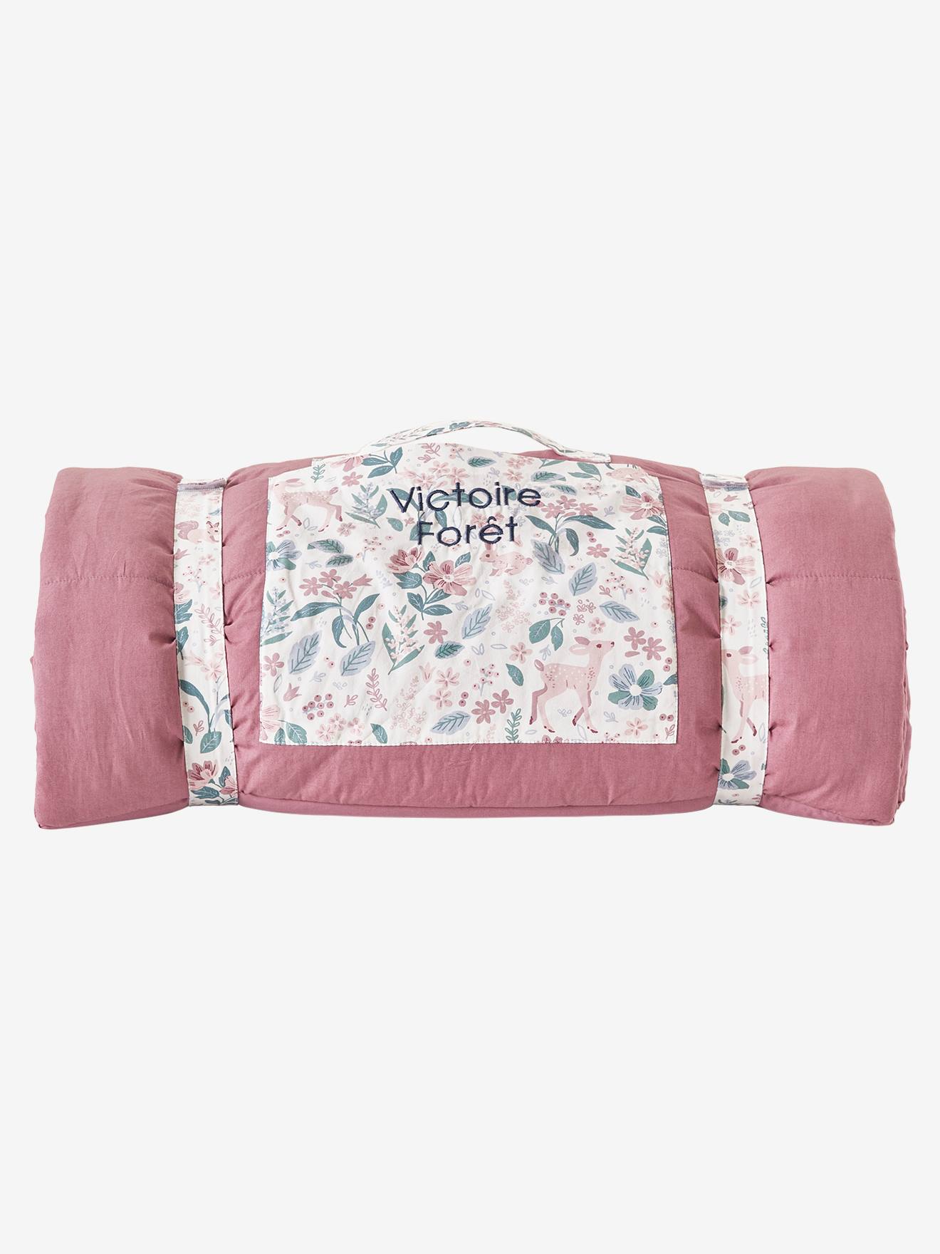 Vertbaudet Kinder Schlafsack MINILI WUNDERLAND, personalisierbar - aubergine