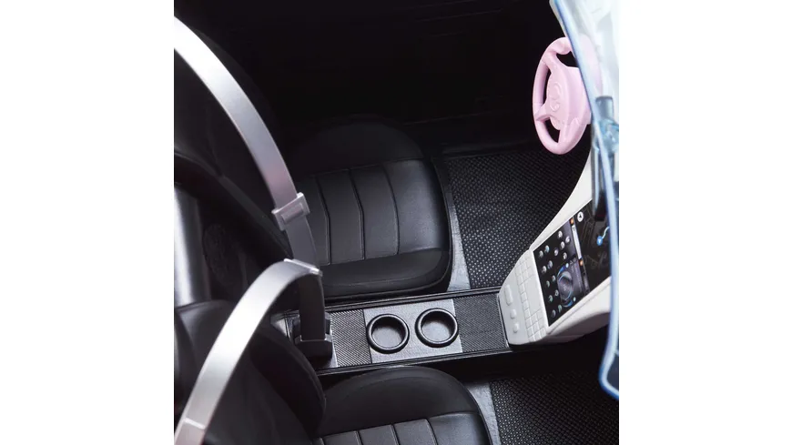 Barbie Auto Cabrio (pink), Puppenauto, Zubehör