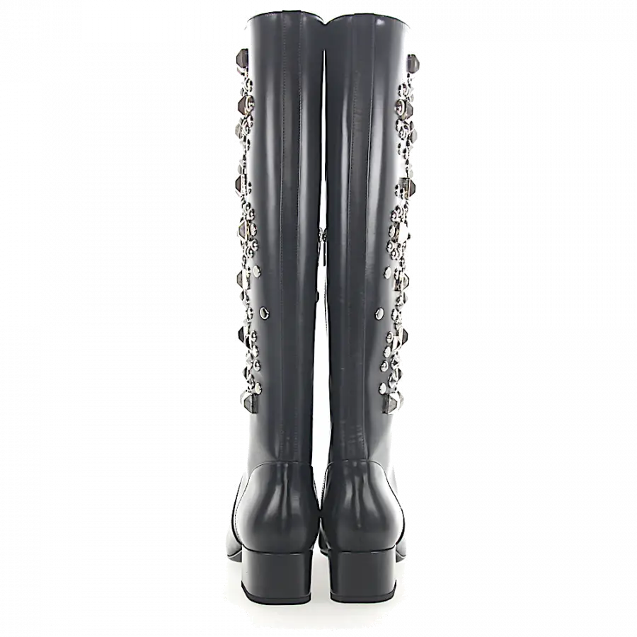 Saint Laurent - Stiefel Kalbsleder - schwarz