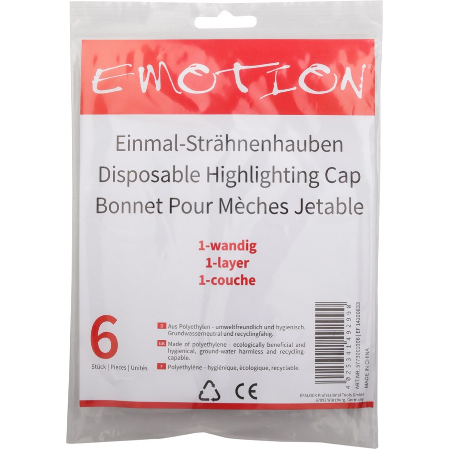 Einmal-Strähnenhauben