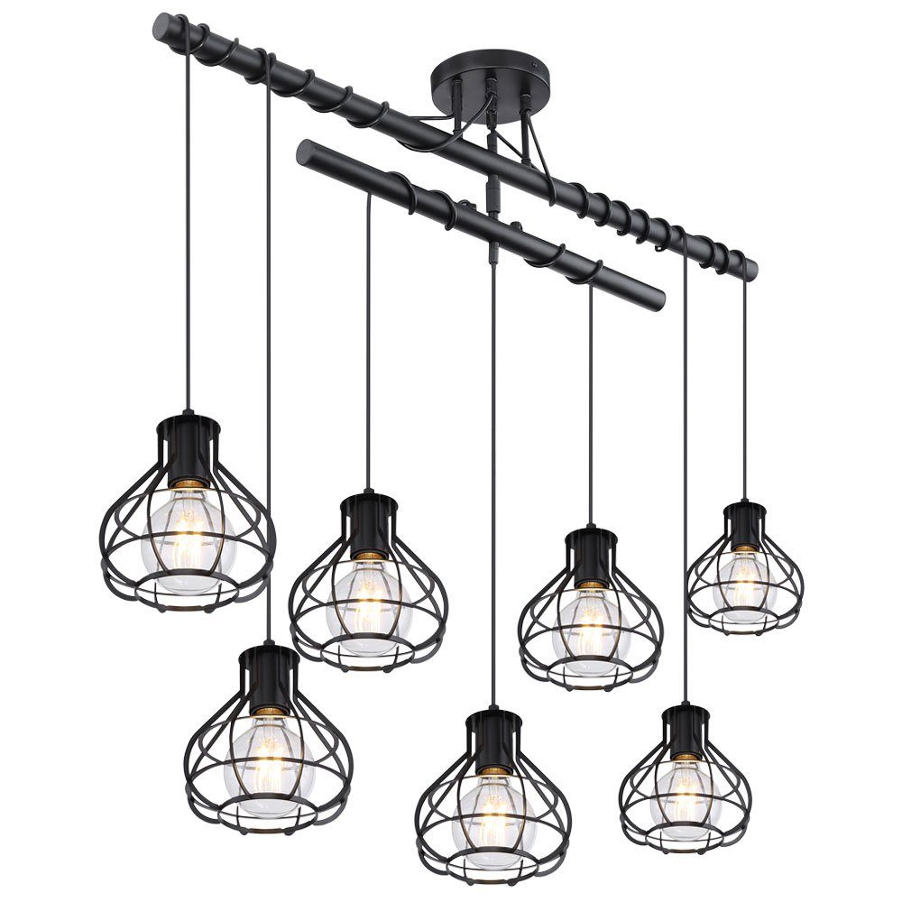 etc-shop Pendelleuchte, Leuchtmittel nicht inklusive, Hängeleuchte Höhenverstellbar Pendelleuchte Esszimmerlampe
