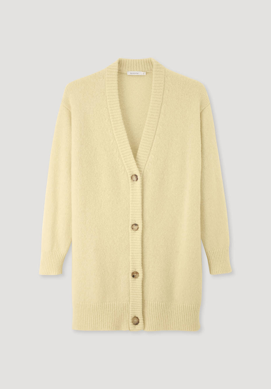 Strickjacke aus Alpaka mit Seide und Mohair